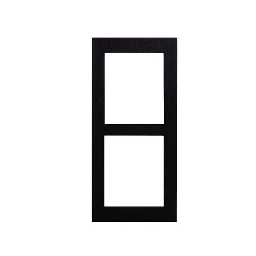 IP VERSO - FRAME FOR SURFACE INSTALLATION 2 MODULES - BLACK IP VERSO - FRAME FOR SURFACE INSTALLATION 2 MODULES - BLACK